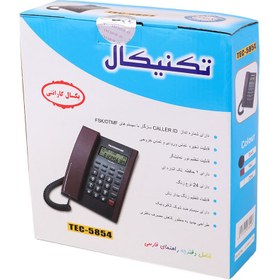 تصویر گوشی تلفن تکنیکال مدل TEC-5854 ا Technical TEC-5854 Phone Technical TEC-5854 Phone