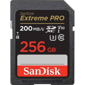 تصویر کارت حافظه SDXC سن دیسک مدل Extreme PRO ظرفیت 256 گیگابایت – 200MB{اصلی} ا 200MB/s ا SanDisk 256GB Extreme PRO 200MB/s ا SanDisk 256GB Extreme PRO
