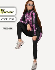 تصویر سویشرت شلوار ورزشی زنانه Nike طرح چریکی Nike womens sports pants sweatshirt with guerilla design