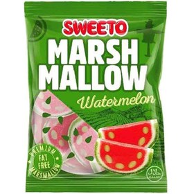 تصویر مارشمالو سویتو Sweeto Marshmallow Watermelon با طرح هندوانه 140 گرم 