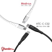 تصویر کابل شارژر USB Type-C به USB Type-C هادرون مدل HTC-C-C02 شیلد دار 