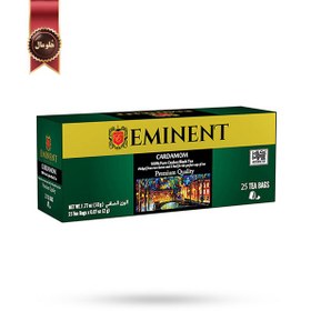 تصویر چای تی بگ امیننت eminent مدل هلدار cardamom پک 25 تایی 