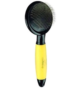 تصویر برس بزرگ سلیکری زرد/مشکی برند conair Slicker Large Brush Yellow/Black