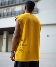 تصویر رکابی ورزشی وست NIKE 98 زرد 