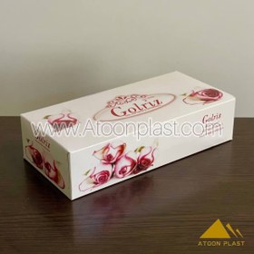 تصویر دستمال کاغذی جعبه ای 200 برگ گلریز درجه یک 