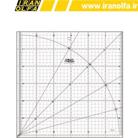 تصویر خط کش اُلفا (OLFA) ژاپن - مدل MQR-30×30 (30×30 سانتی متر) 