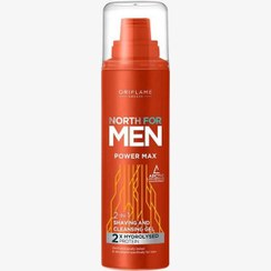 تصویر فوم اصلاح و پاکسازی دو کاره پاورمکس نورث فور مِن NORTH FOR MEN POWER MAX 2-IN-1 SHAVING AND CLEANSING GEL