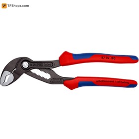 تصویر انبر کلاغی کبری کنیپکس مدل 8702180 سایز 180 میلی متر Cobra® Hightech Water Pump Pliers