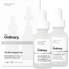 تصویر ست سرم نیاسینامید و هیالورونیک اسید اوردینری THE ORDINARY THE SKIN SUPPORT SET