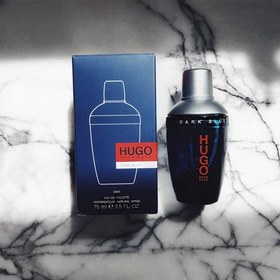 تصویر ادو تویلت مردانه HUGO BOSS Dark Blue حجم 75 میلی لیتر 