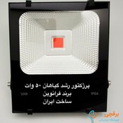 تصویر پرژکتور 50W رشد گیاه 