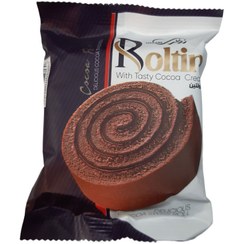 تصویر کیک رولتین کاکائویی نظری وزن ۶۵ گرم 