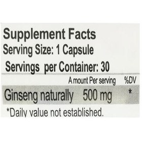 تصویر کپسول مگا جینسینگ نوتریمد 30 عددی Mega Ginseng 500