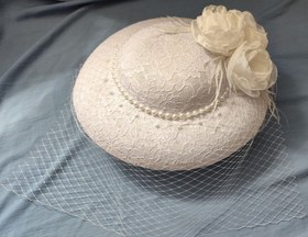 تصویر کلاه عروس مدل آیدا 