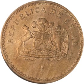 تصویر سکه شیلی 100 پزو شیلی 