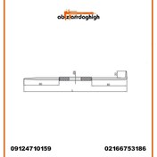 تصویر سوزن خط‌ کش دو طرفه آکاد مدل 01-009-995 