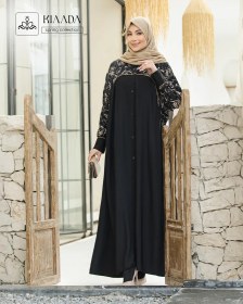 تصویر مانتو جلوباز زنانه مدل دنیز 