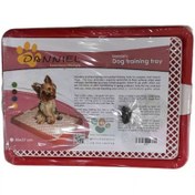 تصویر سینی ادرار سایز کوچک - زرد Dog training tray