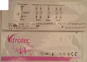 تصویر تست بارداری خون 