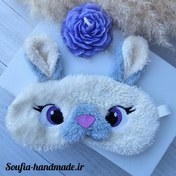 تصویر چشم بند خرگوش سفید Blindfold White rabbit