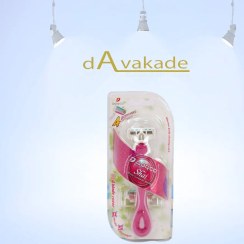 تصویر تیغ اصلاح چهار لبه تکی صورتی زنانه دورکو | DORCO – اصلاح نرم، دقیق و بدون حساسیت 