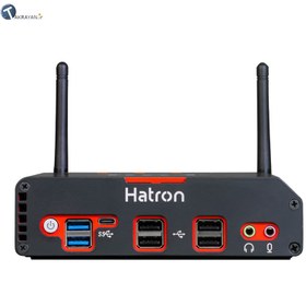 تصویر Hatron ti370up Intel Core i3 (7020U) | 4GB DDR4 | 120GB SSD | Intel HD Mini PC 