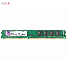 تصویر رم کامپیوتر کینگستون مدل ValueRAM DDR3 1600MHz CL11 ظرفیت ۴ گیگابایت ValueRAM DDR3 1600MHz