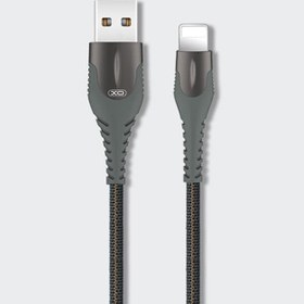 تصویر کابل شارژ سریع یواس‌بی به لایتنینگ یک‌متری ایکس‌او XO NB138 Lightning Cable 