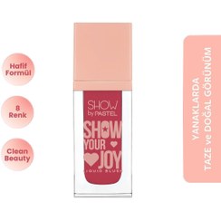 تصویر رژ گونه اورجینال برند Show by pastel مدل Show Your Joy Liquid Blush کد 37545 