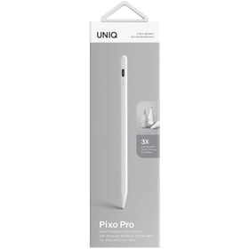 تصویر قلم هوشمند یونیک مدل UNIQ Pixo Pro مناسب آیپد - سفید 