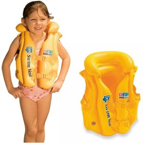 تصویر جلیقه بادی اینتکس مدل Pool School کد ۵۸۶۶۰ ا Intex Inflatable Pool School Swim Vest Intex Inflatable Pool School Swim Vest