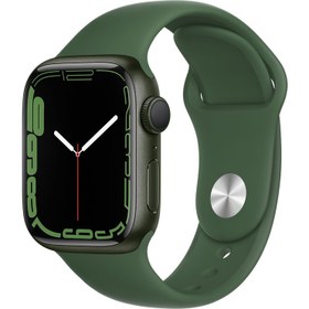 تصویر ساعت هوشمند اپل سری 7 مدل 41 میلی متر ا Apple Watch Series 7 GPS 41mm Aluminum Case with Sport Band Apple Watch Series 7 GPS 41mm Aluminum Case with Sport Band