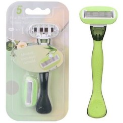 تصویر ژیلت و خود تراش حاوی روغن الوئه ورا 