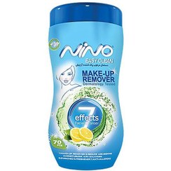 تصویر دستمال مرطوب نینو پاک کننده آرایش Nino Make Up Remover Wips 70pcs