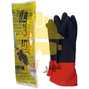 تصویر دستکش لاستیکی صنعت کار 