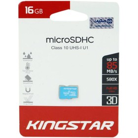 تصویر کارت حافظه MICROSD کینگ استار کلاس 10 ظرفیت 16 گیگابایت 