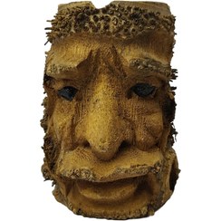 تصویر زیر سیگاری چوبی طرح پیر مرد 