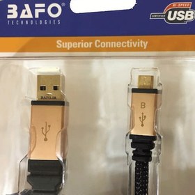 تصویر کابل تبدیل USB2.0 Micro گلد متال بافو (Bafo) طول 1.5 متر 