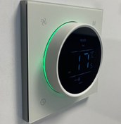 تصویر ترموستات هوشمند روتاری با رویه شیشه مات (سری AG) 