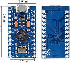 تصویر آردوینو پرو میکرو مدل Type-C 