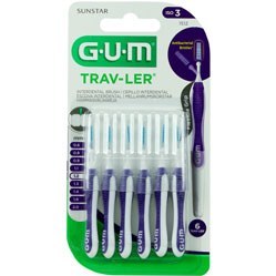 تصویر برس بین دندانی تراولر کد 1512 جی یو ام Trav Ler Interdental Brush 1512 GUM