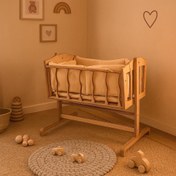 تصویر گهواره چوبی ماهک mahak cradle