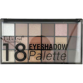 تصویر پالت سایه چشم دودوگرل ۱۸ رنگ مات و شاین 