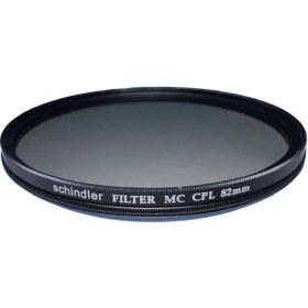 تصویر فیلتر لنز پلاریزه 82 میلیمتر اشنایدر Schindler MC-CPL 82mm Filter 