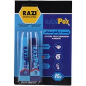 تصویر چسب دوقلو شفاف 16 گرم رازی POX 