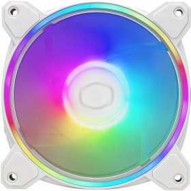 تصویر فن کیس Cooler Master MasterFan MF120 Halo2 - White Edition - 3 in 1 