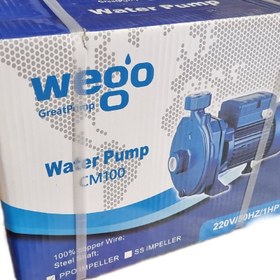 تصویر الکتروپمپ بشقابی ویگو 1 اسب پروانه CM100 Wego Water pump