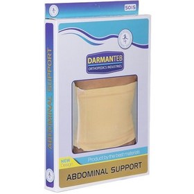 تصویر شکم بند جراحی درمان طب سایز لارج کد ۵۰۱۵ Darmanteb abdominal support code 5015 size L