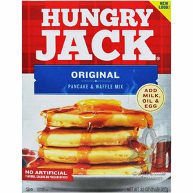 تصویر پودر پنکیک اورجینال ۹۰۰ گرم هانگری جک – Hungry jack 