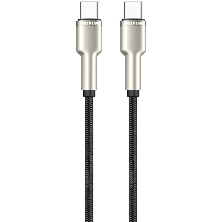 خرید و قیمت کابل USB-C به USB-C با روکش فلزی 60W گرین لاین خرید و قیمت کابل USB-C به USB-C با روکش فلزی 60W گرین لاین